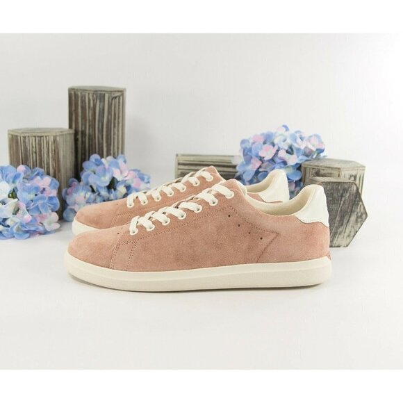 Tory Burch Howell Court Malva Pink Suede Trainer Sneaker Athletic Shoe Sz 9 NIB - Picture 3 of 9